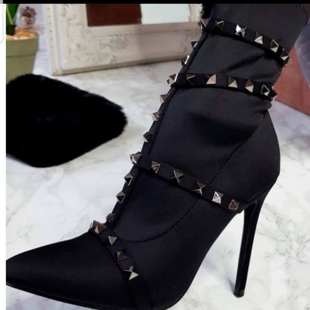 Stud high heels